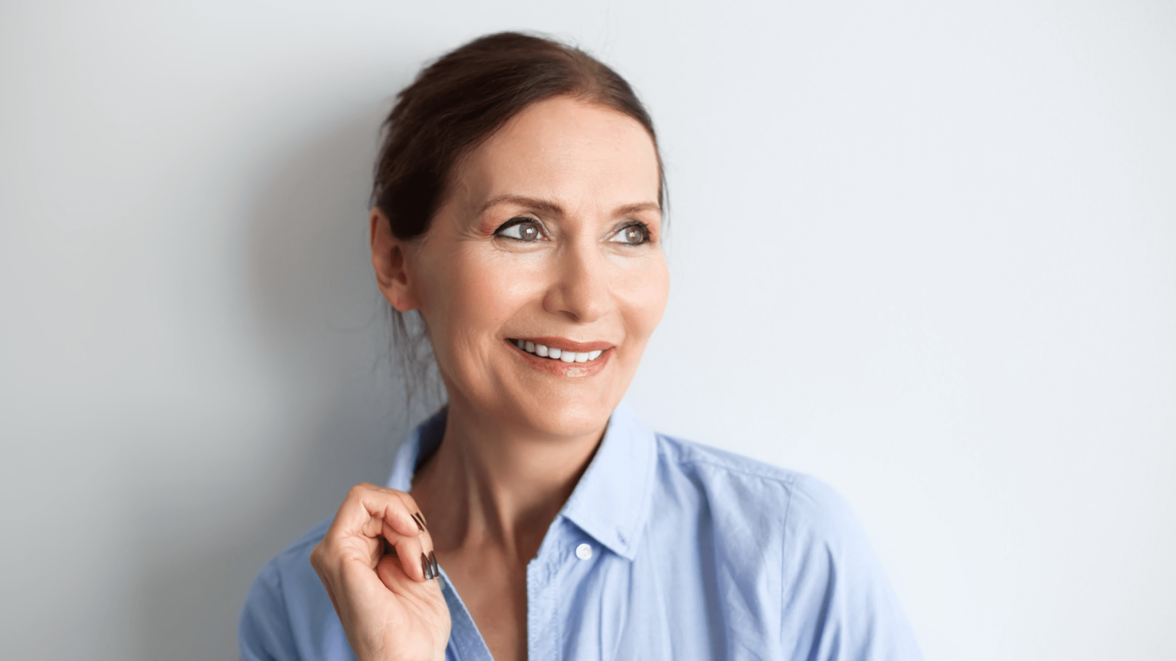 woman smiling